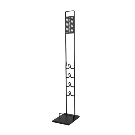 Μεταλλικό σταντ για σκούπες Dyson V7/V8/V10/V11/V15/Outsize – σταντ χωρίς διάτρηση (μαύρη)